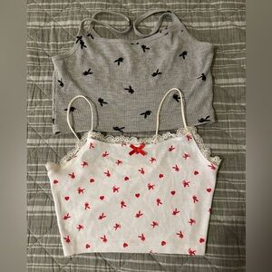 PacSun PlayBoy bundle tanks 2 Crop Tops Size Small read below $4.99 shipping!!